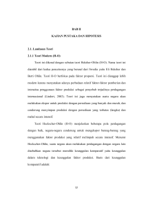 BAB II KAJIAN PUSTAKA DAN HIPOTESIS 2.1. Landasan Teori 2.1