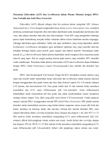 Penentuan Zidovudine (AZT) dan Levofloxacin