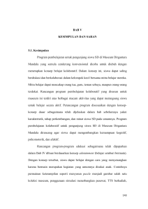 BAB V KESIMPULAN DAN SARAN 5.1. Kesimpulan