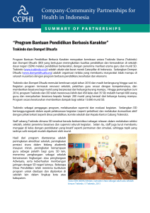 Company-Community Partnerships for Health in Indonesia