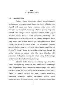 1 BAB 1 PENDAHULUAN 1.1. Latar Belakang Tujuan utama