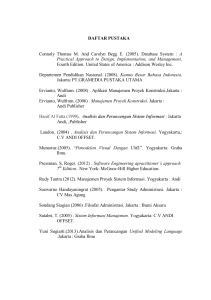 DAFTAR PUSTAKA Connoly Thomas M. And Carolyn Begg E. (2005