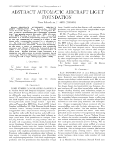 abstract automatic aircraft light foundation