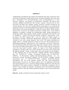 ABSTRACT Comprehensive groundwater flow