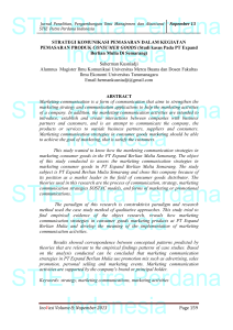 Jurnal Penelitian, Pengembangan Ilmu Manajemen dan Akuntansi