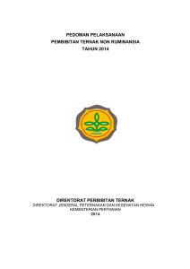 kerangka acuan kegiatan - Dinas Peternakan Provinsi Kalimantan