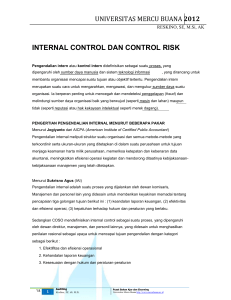 internal control dan control risk