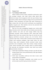 BAB II. TINJAUAN PUSTAKA 2.1 Tinjauan Teori 2.1