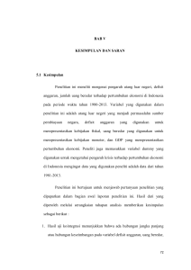 BAB V KESIMPULAN DAN SARAN 5.1 Kesimpulan