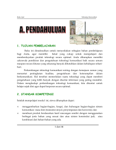 Buku Ajar Teknologi Komunikasi