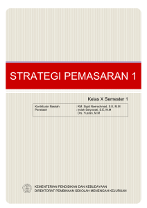 strategi pemasaran 1