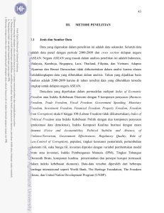 43 III. METODE PENELITIAN 3.1 Jenis dan Sumber