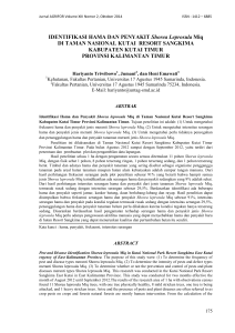 IDENTIFIKASI HAMA DAN PENYAKIT Shorea Leprosula Miq