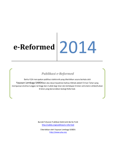 e-Reformed 2014 - SABDA