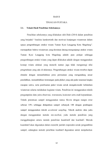 BAB II TINJAUAN PUSTAKA 2.1. Telaah Hasil Penelitian