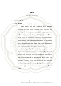 BAB II TINJAUAN PUSTAKA 2.1 Landasan Teori 2.1.1. Modal Modal