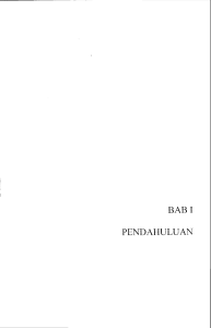 BABI PENDAHULUAN