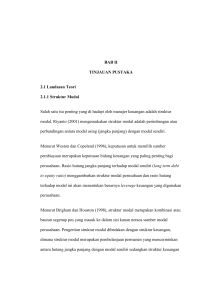 BAB II TINJAUAN PUSTAKA 2.1 Landasan Teori 2.1.1 Struktur