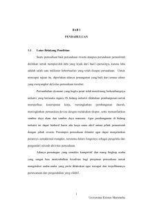 1 Universitas Kristen Maranatha BAB I PENDAHULUAN 1.1 Latar