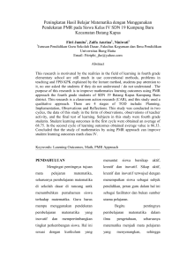 Peningkatan Hasil Belajar Matematika dengan Menggunakan