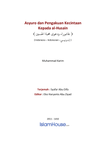 Assyuro dan Pengakuan Kecintaan terhadap al