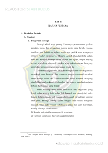 BAB II KAJIAN PUSTAKA A. Deskripsi Pustaka 1. Strategi a