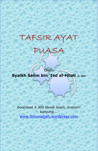 TAFSIR AYAT PUASA