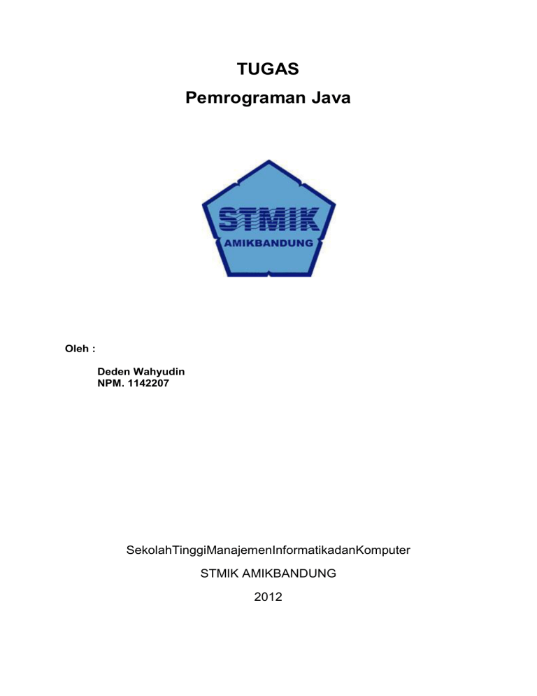 Tugas Pemrograman Java 1432