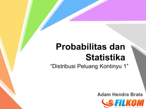 Probabilitas dan Statistika