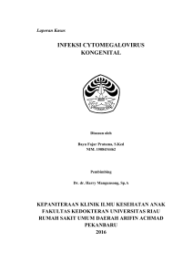 infeksi cytomegalovirus kongenital