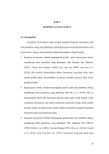 BAB V KESIMPULAN DAN SARAN 5.1. Kesimpulan