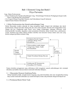 Bab 1 Ekonomi Uang dan Bank I Priyo Purwanto