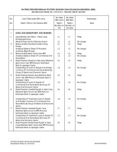 No. Table`s Title on the Previous SEKI Table`s Number on the