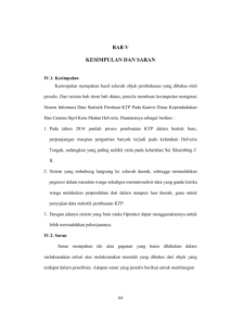 bab v kesimpulan dan saran