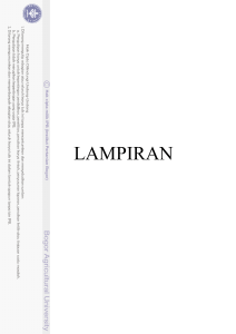 lampiran - IPB Repository