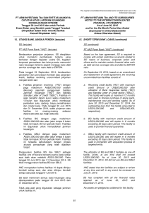 PT ABM INVESTAMA Tbk DAN ENTITAS ANAKNYA CATATAN