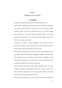 BAB IV KESIMPULAN DAN SARAN 4.1 Kesimpulan