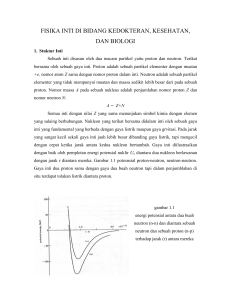 fisika inti di bidang kedokteran, kesehatan, dan