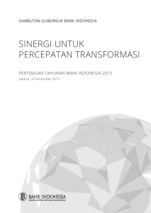 sinergi untuk percepatan transformasi