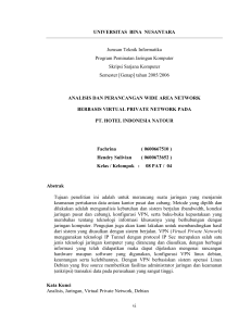 vi UNIVERSITAS BINA NUSANTARA Jurusan Teknik Informatika