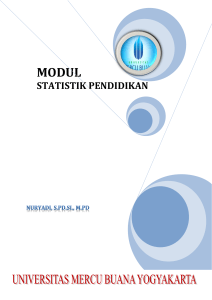 statistik pendidikan - Universitas Mercu Buana Yogyakarta