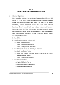 Struktur Organisasi, Tugas Pokok dan Fungsi