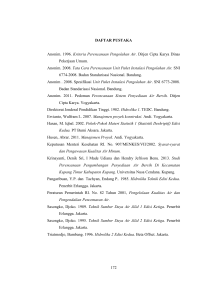 172 DAFTAR PUSTAKA Anonim. 1996. Kriteria Perencanaan