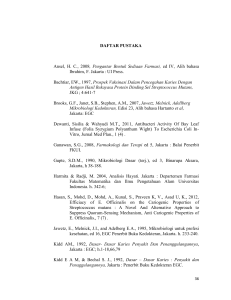 DAFTAR PUSTAKA Ansel, H. C., 2008, Pengantar Bentuk Sediaan