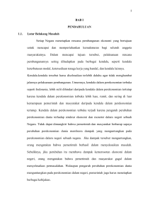 BAB I PENDAHULUAN 1.1. Latar Belakang Masalah Setiap Negara