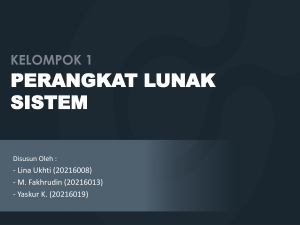 perangkat lunak sistem