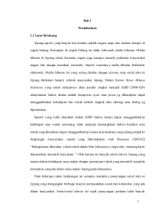 1 Bab 1 Pendahuluan 1.1 Latar Belakang Jepang seperti yang