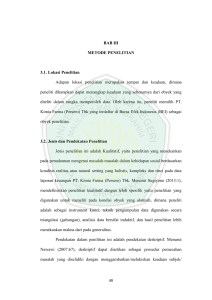 48 BAB III METODE PENELITIAN 3.1. Lokasi Penelitian Adapun