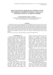 rancang bangun aplikasi data mining untuk