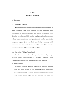 7 BAB II TINJAUAN PUSTAKA 2.1 Kehamilan 2.1.1 Pengertian